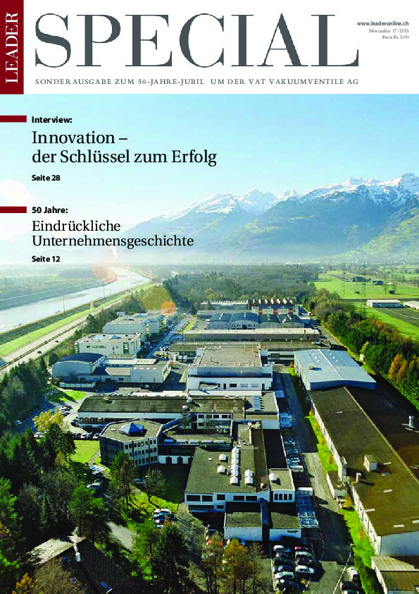 VAT Vakuumventile AG 2015