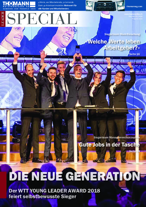 SPECIAL WTT Young Leader Award 2018