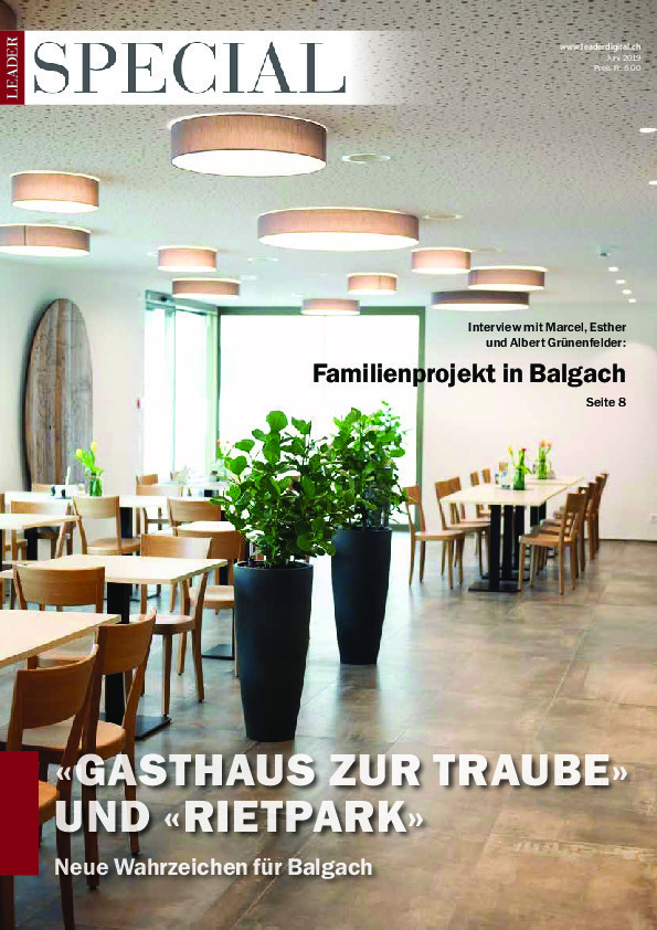 SPECIAL Gasthaus zur Traube und Rietpark Balgach 2019