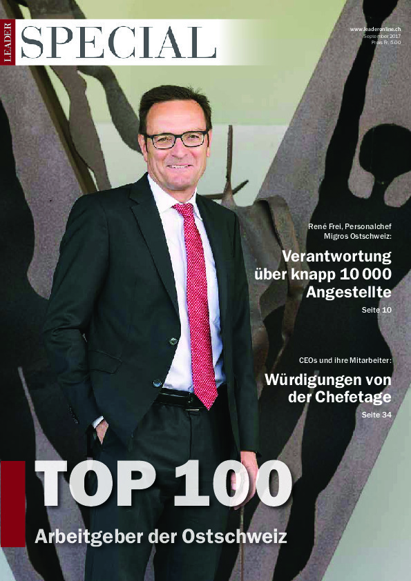 SPECIAL Top 100  Arbeitgeber der  Ostschweiz 2017