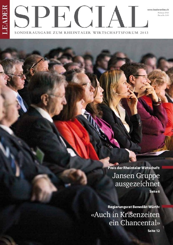 Rheintaler  Wirtschaftsforum  2013