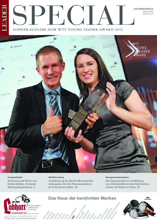 WTT Young Leader Award 2012