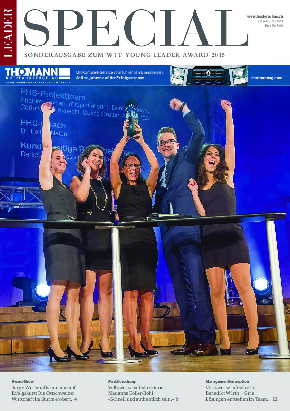 WTT Young Leader Award 2015