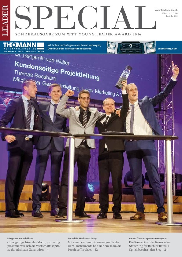 WTT Young  Leader Award 2016