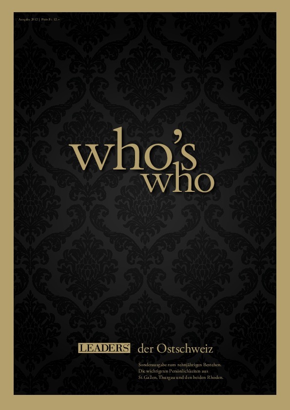 Who's who der Ostschweiz 2012