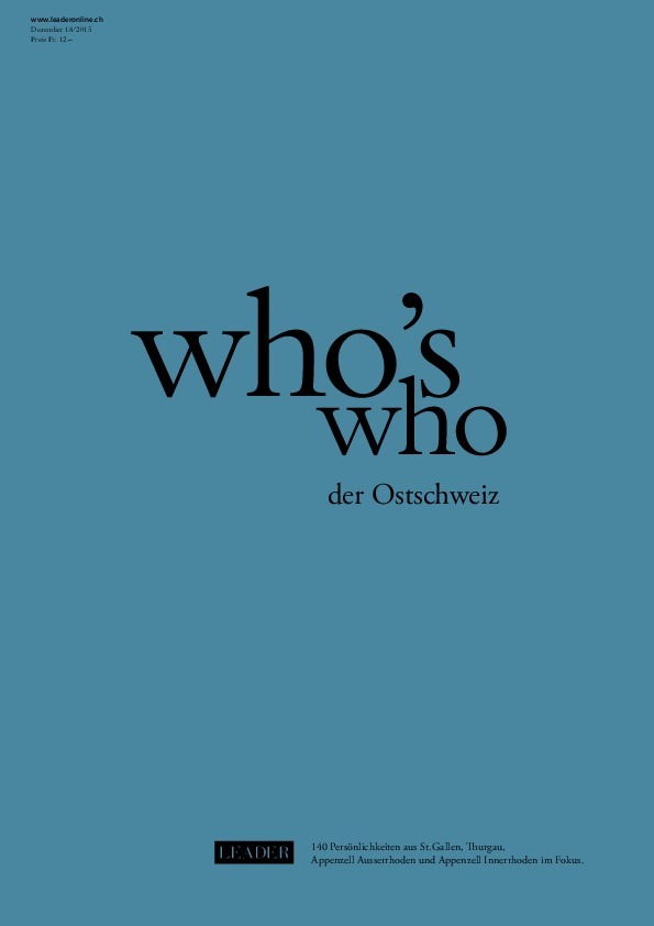 Who's who der Ostschweiz 2015