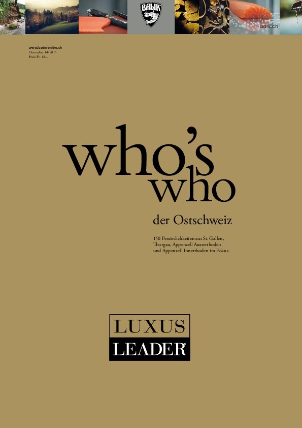 Who’s who / Luxus-LEADER 2016