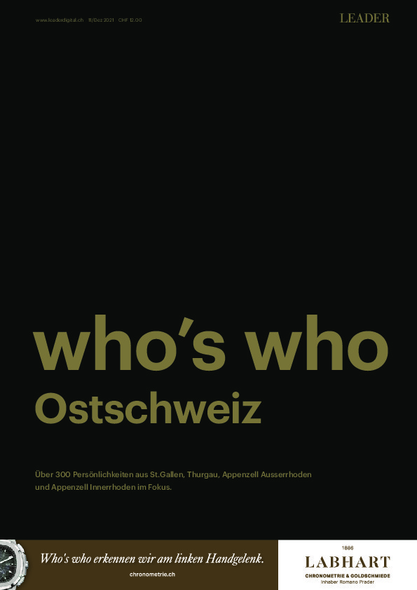 Who's who der Ostschweiz 2021