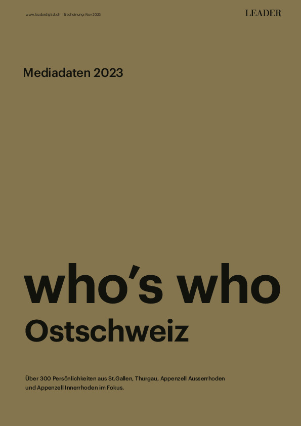 who's who der Ostschweiz 2023